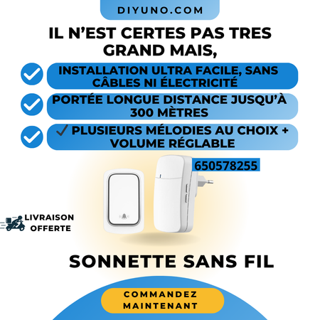 SONNETTE SANS FIL
